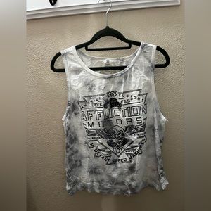 Affliction Cutout Tank/Muscle Tee